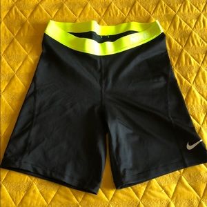 Nike pro compression shorts